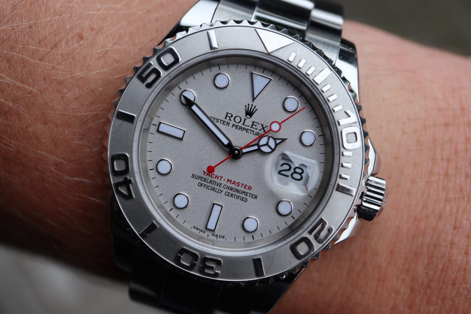 Rolex Yachtmaster Platina - Bare-Watches.com